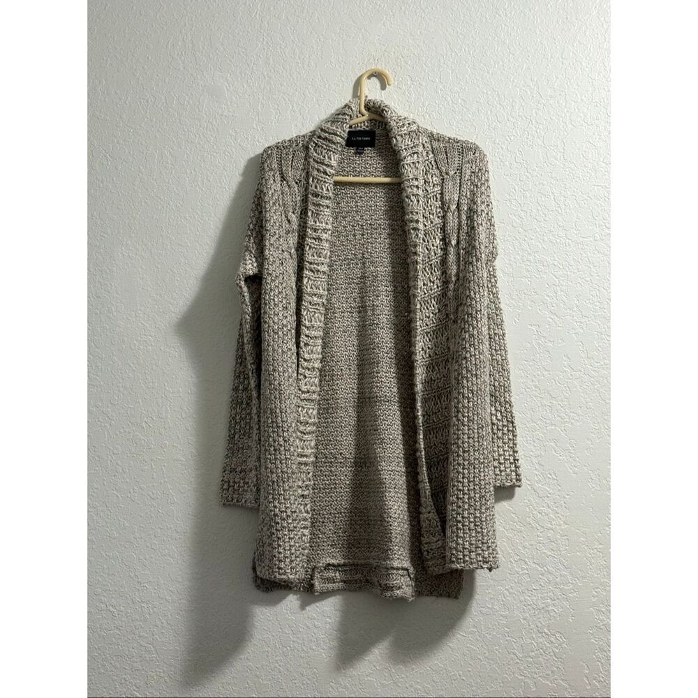 Anthropologie La Fee Verte Open Front chunky wool blend Cardigan‎ Womens Sz XS S